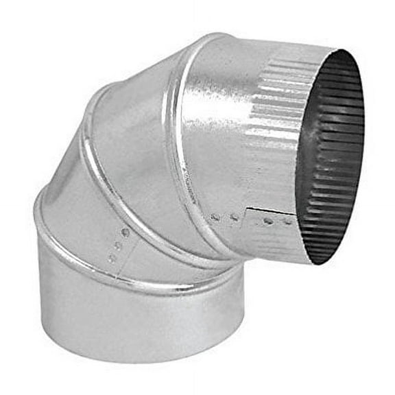 Imperial Manufacturing Group GV0296-C 6" 90 Galvanized Adjustable Elbow