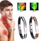 thumbnail image 1 of Pulsera de Titanio Ganfancp 2Pc Pulsera para Hombres y Mujeres 1 Pulsera Blanca + 1 Pulsera Naranja, 1 of 1