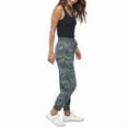 thumbnail image 2 of Splendid Womens Sweatpants Drawstring Jogger Pant (Green Camo, Medium), 2 of 5
