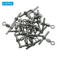 thumbnail image 3 of Unique Bargains T-Shape Fishing Swivels 165Lbs Swivels Fishing Tackle 3-Way Cross Line Swivels, 30 Pack, 3 of 8