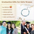 thumbnail image 5 of 2025 Graduation Gifts for Her, Compass Bracelet for Girls Women, Inspirational High School College Class of 2025 Graduation Gifts, 5 of 7