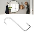 thumbnail image 1 of Crochets de Porte, Acier Inoxydable Multifonctionnel Grande Capacité de Charge Moderne Blanc 4 Pcs Crochets de Porte Gain de Place pour Chapeau pour Armoires, 1 of 8