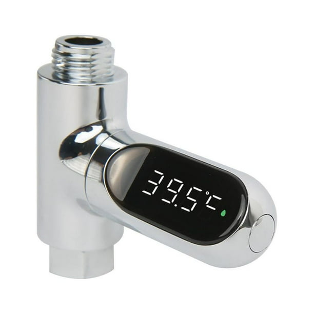 Probador electrónico de la temperatura del termómetro del agua para la ducha casera del cuarto de baño de la cocina