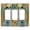 Decorator - Triple, variant on Rivers Edge Products Rivers Edge Products Decora Light Switch Cover Plate, Single Rocker, Beach