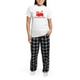 thumbnail image 5 of CafePress - This Is How I Roll Women's Light Pajamas - Women's Short Sleeve Print T-Shirt and Pants Light Cotton Pajama Set, 5 of 7