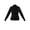 Black, variant on Women's Zip Up Nursing Scrub Comfort Fit Long Sleeve Stretch Warmup Jacket 9 Colors Sizes up-to 2XL