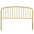 thumbnail image 3 of Headboard, Queen Size, Metal, Gold, Modern Contemporary Urban Design, Bedroom Master Guest Suite, 3 of 6