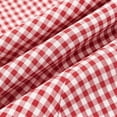 thumbnail image 6 of Ailaofu Summer Dresses for Women Cotton Casual Short Dress Beach Vacation Short Sundresses Fashion Plaid Print, 6 of 8