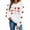White, variant on Fnooota Women Valentine's Day Sweatshirts, Crew Neck Pullover Graphic Casual Long Sleeve Tops White Size S-2XL