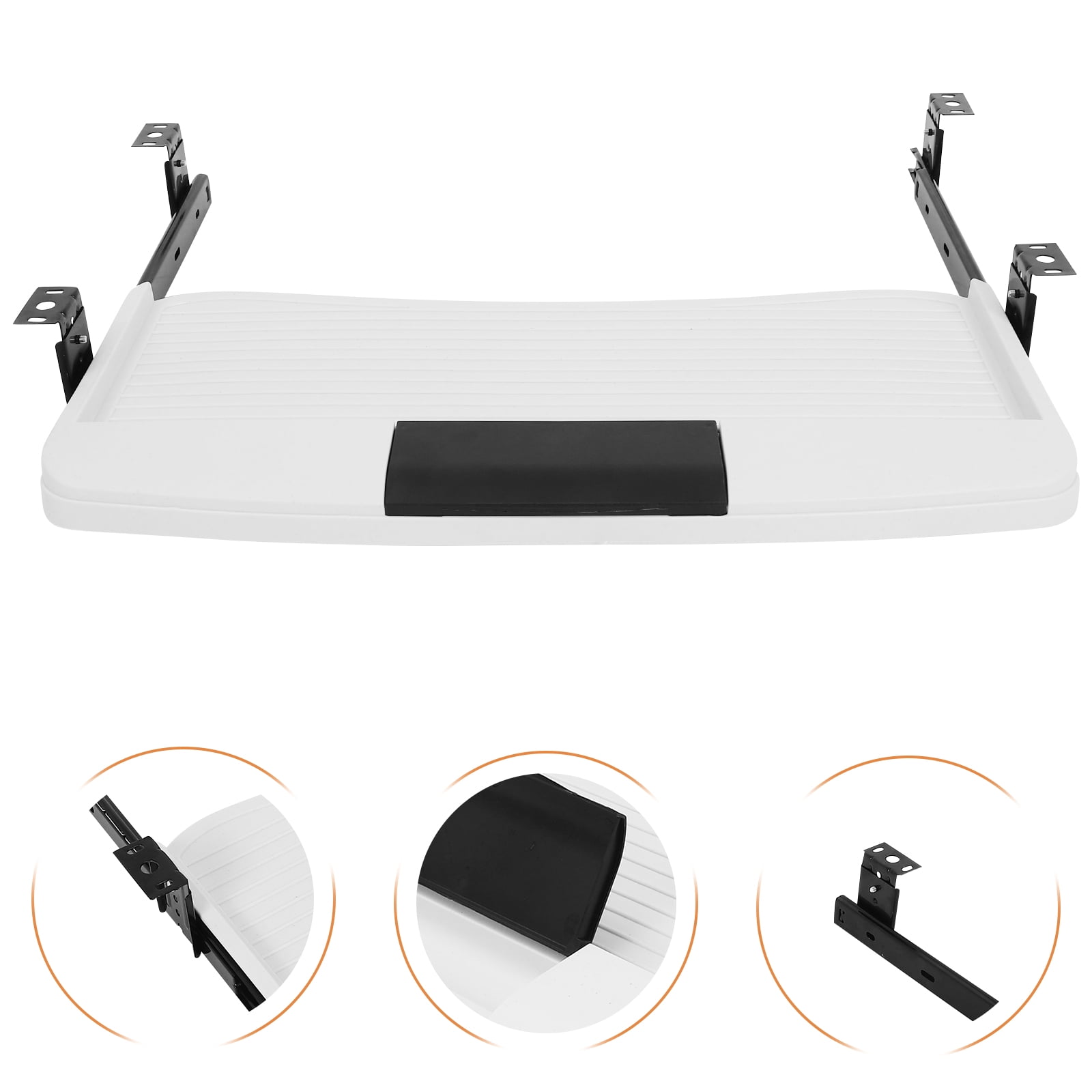 LEXSOMEO 1 Set of Under Desk Storage Plate Hidden Drawer Keyboard Tray Office Keyboard Plate Holder