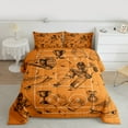 thumbnail image 2 of Homewish Gamer Ice Hockey 2pcs Bedding Comforter Set for Children Kids Teens,Ball Gaming Twin Comforter Sets,Sport Theme Breathable Bedding Set,Lightweight Room Decor,Reversible, 2 of 8