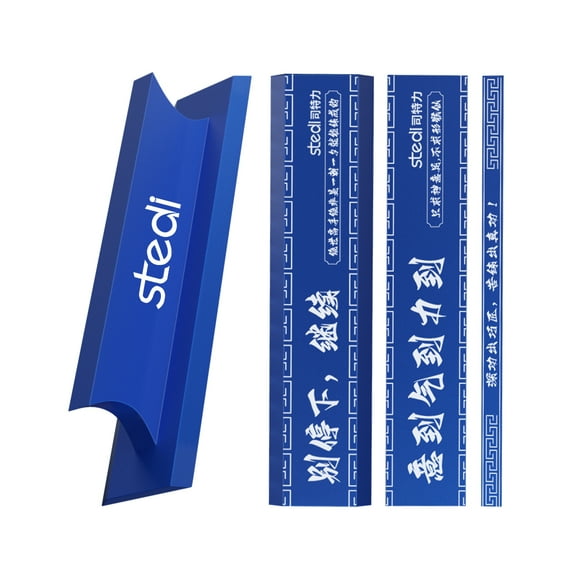 stedi Metal Sanding Sticks 4PCS, Hobby Model Tools for Gundam, Scale Military Model, 3D Resin Parts, Wood, Perfect for Sanding Small Areas, Blue