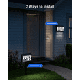 thumbnail image 4 of Yinghao Solar House Numbers Outdoor Waterproof LED Lighted Plaque, 3 Color Modes Ground-Plugged and Wall-Mounted Address Signs for Home, Yard, Garden, 4 of 10