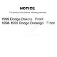 thumbnail image 2 of SIM Front Semi-Metallic Disc Brake Pads SIM-746 for Car Dodge Dakota Durango, 2 of 8