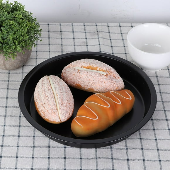 Pizza Tray, Carbon Steel Pizza Tray Pizza Pan, Kitchen Pizza Tray Round Pizza Tray For Home Kitchen