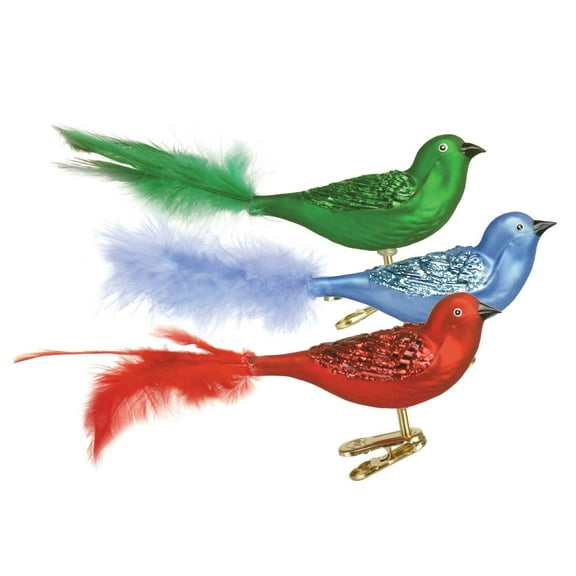 Old World Christmas Ornaments: Brilliant Songbird Glass Blown Ornaments for Christmas Tree, Pack of One
