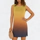 thumbnail image 1 of TaTaai Women's Round Neck Sleeveless Slip Dress Solid Color Casual Pullover Dress with Side Slit Lightweight Summer Stretchy Fit Gift, 1 of 6