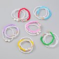 thumbnail image 4 of Femmes Perles Bracelets Mode - 3PCS Délicate Fausse Perle Bracelet Boho Bracelets, 4 of 4