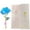 blue, variant on NOVELAR Colorful Plastic Roses with LED Lights, 9.84 in Height for Durable Party Decor, Ideal for Valentine's Day Gifts and Table Settings