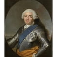 thumbnail image 2 of Jacques-André-Joseph Aved 20x23 Gold Ornate Framed and Double Matted Museum Art Print Titled - Willem IV (1711-1751), Prince of Orange-Nassau (1750 - 1751), 2 of 4