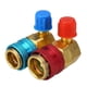 thumbnail image 4 of Conector rápido de aire acondicionado R134a para sistema de acoplamiento alto y bajo de instrumentos MAN ifold, 4 of 4