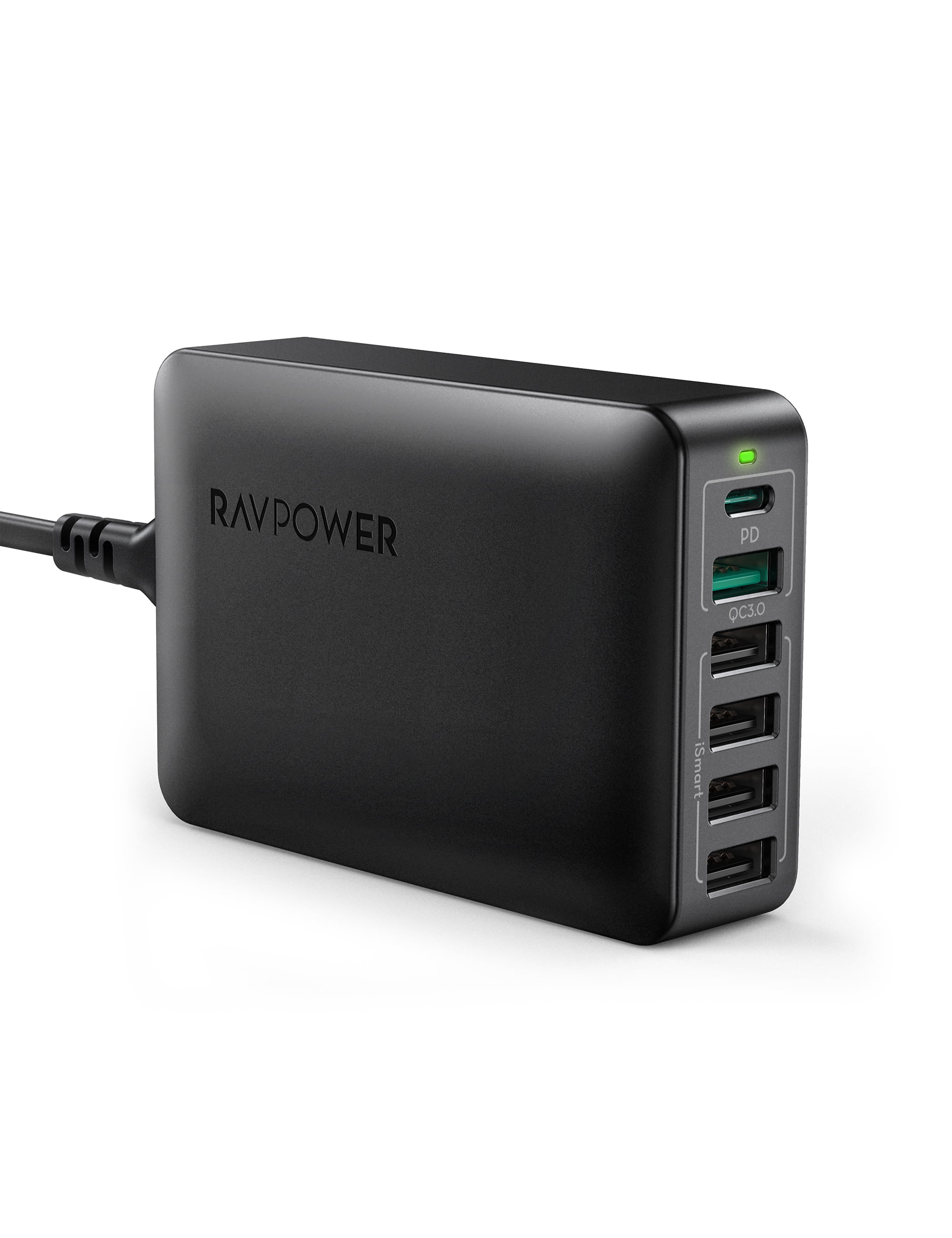RAVPower Filehub 60W 6-port charger has 24W USB-C, data transfer, more at  $17