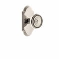 thumbnail image 6 of Grandeur 822251 Arc Solid Brass Privacy Door Knob Set - Grey, 6 of 6