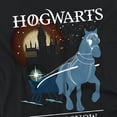 thumbnail image 2 of Harry Potter Hogwarts Christmas In The Snow Women's Crop Top T-Shirt, Black, Small, 2 of 3