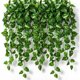 thumbnail image 1 of Enredaderas Artificiales, 36 Tiras Decoración de Plantas Artificiales, Hiedra Falsa Colgando Pared Habitación, Fiestas, Sofás, Paredes, Ventanas, Jardines, Bodas, 1 of 4