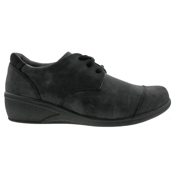 Drew Jemma Women Casual Shoe In Black Leather