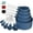 Blue, variant on Multiple Sizes Stainless Steel and Food Safe Plastic Stackable Dishwasher Safe Measuring Cups With 5 Measuring Spoons