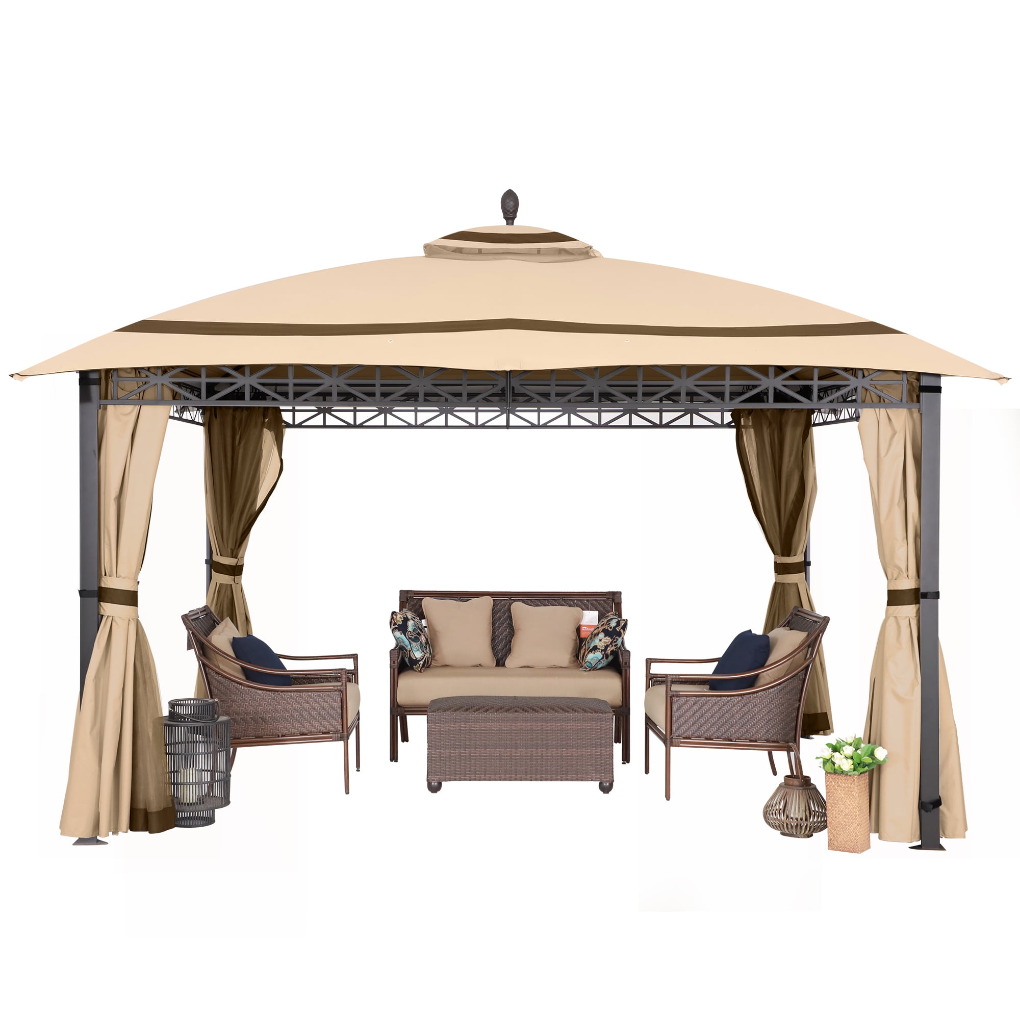 CHARMELEON 11x13ft Highend Luxurious Gazebo, Outdoor Canopy with