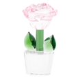 thumbnail image 1 of Crystal Rose Decor for Home Use Single Piece Pink Crystal Rose Figurine, 1 of 5