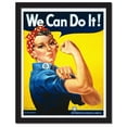 thumbnail image 2 of Rosie The Riveter poster EXTRA LARGE high QUALITY unframed Art sign print home decor woman persisted Feminist icon "Quote we can do it" large huge big, 2 of 3