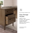 thumbnail image 5 of Signature Design by Ashley Roanhowe Brown 68" Home Office Desk, 5 of 17
