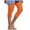Orange, variant on RQYYD Capri Leggings for Women Summer Capris High Waisted Yoga Legging Beach Pants Stretch Running Leggings Side Shirring Tights