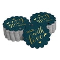 thumbnail image 1 of Inkdotpot Real Gold Foil Made With Love Wedding Tags Favor Hang Paper Tags 50 Pieces, 1 of 6