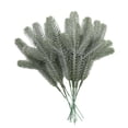 thumbnail image 2 of Cateissary 24 Uds. De tallos de pino sintético, decoración del hogar, decoración del hogar, árbol de Navidad, plantas decorativas para el Verde con polvo 24PCS, 2 of 6