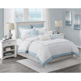 thumbnail image 5 of Harbor House 3-Piece PALMETTO BAY Comforter Set,  white/blue,Embroidered, 5 of 5