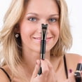 thumbnail image 4 of Dual-Ended Foundation & Blending Brush - Synthetic Fibre - for Contouring, Highlighting & Smooth Makeup Finish, 4 of 8