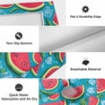 thumbnail image 6 of Watermelon Outdoor Rug for Patio/Deck/Porch, Non-Slip Large Area Rug 5 x 7 Ft, Summer Cartoon Tropical Fruit Ice Cubes Indoor Outdoor Rugs Washable Area Rugs, Reversible Camping Rug Carpet Runner, 6 of 8