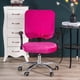 thumbnail image 2 of 1 juego de fundas para silla de oficina giratorias y giratorias con respaldo y asiento. Rosa roja, 2 of 5