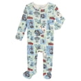 thumbnail image 3 of Disney Monsters Inc. Cars Toy Story Woody Buzz Lightyear Lightning McQueen 2 Pack Ribbed Sleep N' Plays 2-Way Zip Newborn to Infant, 3 of 5