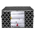 thumbnail image 2 of Jusqu'à 30 % de Réduction, Sacs de Rangement pour Couvertures Pliables, Conteneurs de Rangement avec Couvercle et Poignée pour Chambre, Placard, et Organisation de Couette Akmoler Picks Populaires / Tissu Non Tissé, Noir, 2 of 7