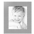 thumbnail image 2 of ArtToFrames 14" x 17" Steel Ripple Brushed Picture Frame, 14x17 inch Silver Wood Poster Frame (WOM-5269), Pack, 2 of 7