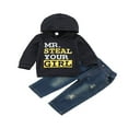 thumbnail image 1 of T-shirt Bébé Garçon Sweat à Capuche Jeans Pantalons Longs, 1 of 6