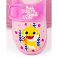 thumbnail image 2 of Baby Shark Filles Rose Meilleur Ami Shark de Tous les Temps Pantoufles Mocassins à Velcro (5 UK Enfant), 2 of 6