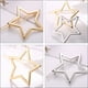 thumbnail image 4 of 8 horquillas delicadas de cinco estrellas, pinzas para el pelo lisas, pasadores huecos para el pelo, 4 of 5