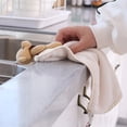 thumbnail image 4 of Naierhg Hand Towel with Lanyard Cartoon Soft Microfiber Cute Bear Design Kitchen Hanging Wipe Hand Towel Cloth Daily Use Khaki, 4 of 8
