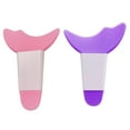thumbnail image 1 of TISHITA 2x Washable Stencils Silicone Template Assistant Helper Plate Auxiliary Guard Eyeshadow Aid Beginners Makeup Tools Grooming Tool L Violet L Pink, 1 of 8